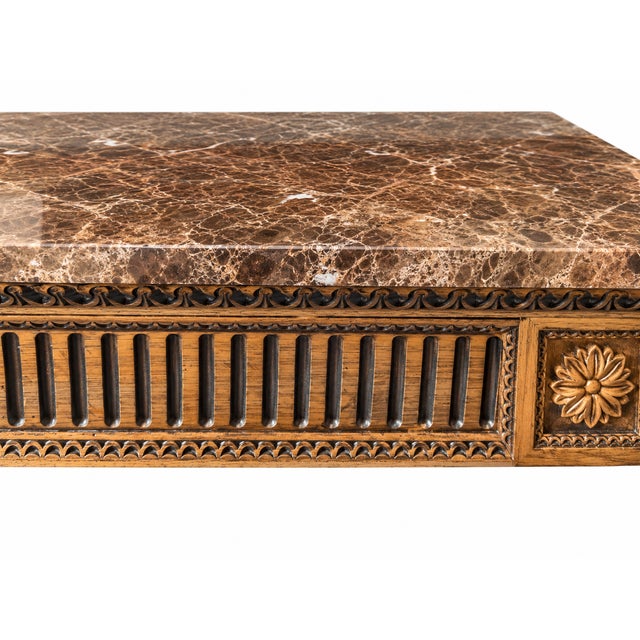 Stone 20th Century Neoclassical-Style Console Table For Sale - Image 7 of 7