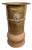 Antique Brass Umbrella Stand / Floor Vase – Russian European Metalwork With Double-Headed Eagle Mark For Sale