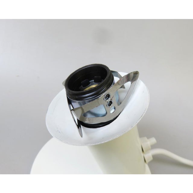 Small Space Age Table Lights in White, 1970s, Set of 2 For Sale - Image 15 of 18