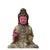 Pink Vintage Chinese Pink Face Holy Bottle Lotus Base Wood Kwan Yin Bodhisattva Statue For Sale - Image 8 of 9