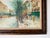 1970’s Vintage Impressionist Parisian Cityscape Oil on Canvas Painting, Signed For Sale - Image 9 of 10