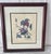 Vintage Peg Wheeler Hope Ornithological "Eastern Bluebird" Framed Embossed Lithograph Print Excellent Condition. For Sale In Denver - Image 6 of 17