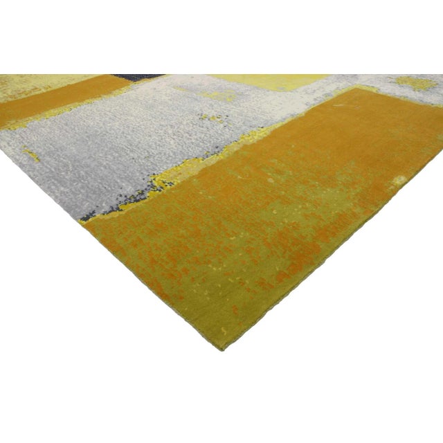 Mark Rothko Form and Function Bauhaus Modern Rug - 09'00 X 12'01 For Sale - Image 4 of 12