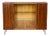Mid-Century Wood and Glass Highboard, 1960s For Sale