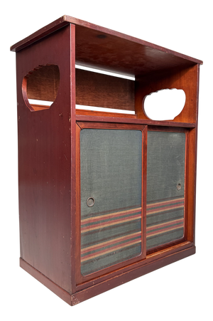 Small Japanese Chadansu Cabinet with Sliding Doors, Japan, 1930s