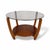 Brown Mid-Century Round Smoked Glass and Teak Coffee Table, 1960s For Sale - Image 8 of 8