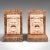This is a pair of vintage decorative bookends. An Italian, marble book rest in classical taste, dating to the Art Deco...