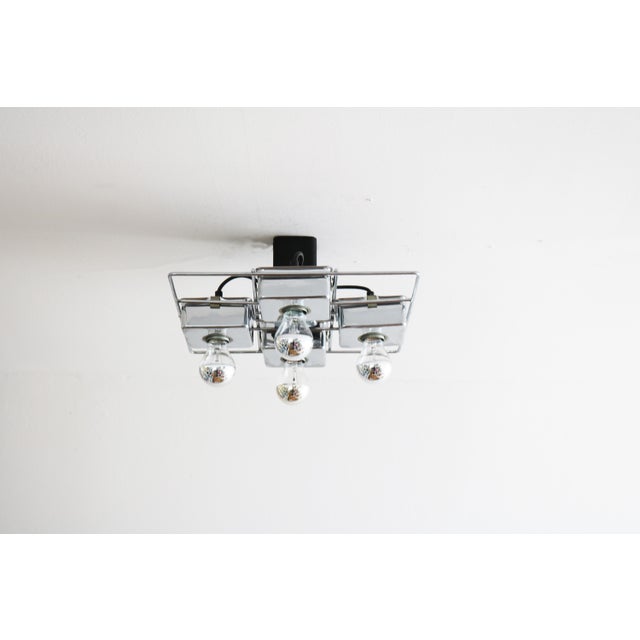 1970s Space Age Cosack Ceiling Lamp Sputnik in Chrome, 1970s For Sale - Image 5 of 7