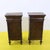 Wooden Nightstands with Turned Legs, Door and Drawer, Set of 2 For Sale - Image 12 of 12