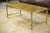 Metal Coffee Table and Side Tables in Verre Églomisé, 1980s, Set of 3 For Sale - Image 7 of 13