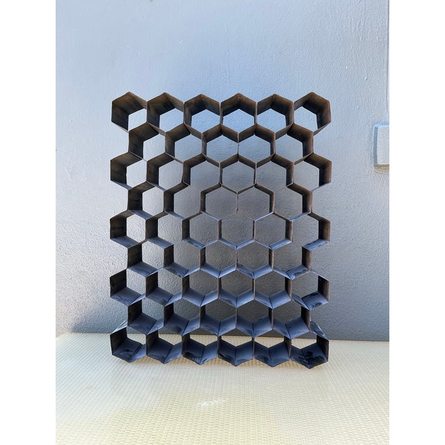 Vintage Abstract Honeycomb Sculpture For Sale - Image 10 of 12