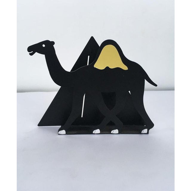 Painted White Metal Egitto Sculpture, 1980 For Sale - Image 12 of 18