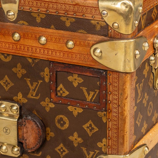 20th Century Courier Trunk in Monogram Canvas from Louis Vuitton, France, 1930 For Sale - Image 13 of 18