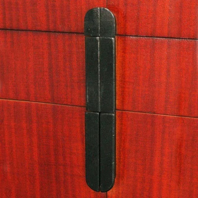 Wood Streamline Art Deco Bar Mahogany Cabinet by Donald Deskey for Hamilton For Sale - Image 7 of 7
