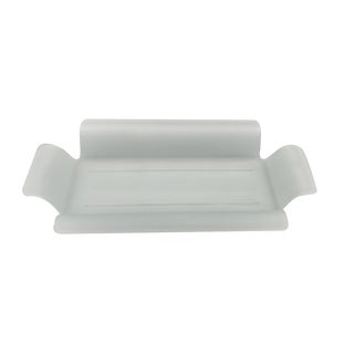 Frosted Glass Trays by Michele de Lucchi for Produzione Privata, 1990s, Set of 2 For Sale