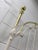 Metal White Painted Wrought-Iron & Brass & Queen Bedframe For Sale - Image 7 of 13