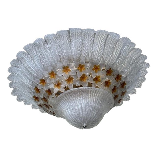 Large Murano Rose Window Chandelier, 1960s For Sale - Image 13 of 13