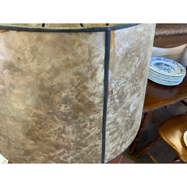 Contemporary Pottery Barn Mica Lamp For Sale In New York - Image 6 of 7