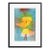 Paul Klee 'Small Garden Ghost' Archival Pigment Print Framed in Black For Sale