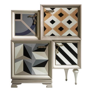 Dynasty Bar Cabinet by Lola Glamour For Sale