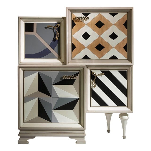 Dynasty Bar Cabinet by Lola Glamour For Sale