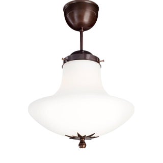 Artisan Pendant Stoby Oxide D40 Opal Glass Pendant Lamp For Sale