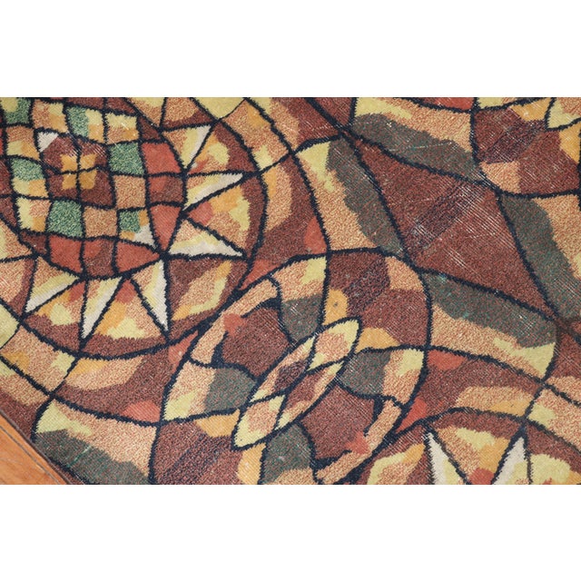 1960s 1960s Infamous Turkish Deco Zeki Muren Rug For Sale - Image 5 of 18