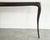Sculpted Sapele Mahogany Console Table in Espresso, 1960s For Sale In New York - Image 6 of 10