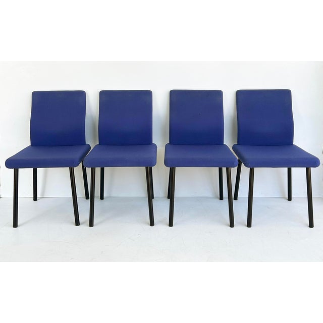 Red 1980s Knoll Ettore Sottsass "Mandarin" Post-Modern Dining Chairs, Set of 6 For Sale - Image 8 of 18