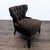 2010s Pottery Barn Tufted Brown Velvet Lounge Chair For Sale - Image 5 of 8
