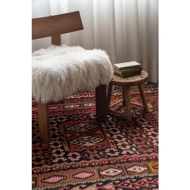 Textile District Loom Vintage Kilim Gallery Rug | Paloma For Sale - Image 7 of 15