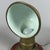 Wood Naval Table Lamp in Windsock Brass For Sale - Image 7 of 13
