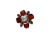 1950s Vintage Ring Silver Tone With Unique Flower Shape Size 12 Resizable For Sale - Image 5 of 6
