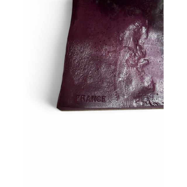 Violet Daum France "Parsifal" Pâte-De-Verre Sculpture by Claude Wetzstein – Limited Ed. 104/200 For Sale - Image 8 of 9