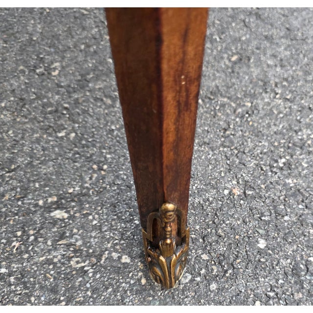 Antique 19th French Louis XV Style Marble Top Parquetry Commode For Sale - Image 15 of 15