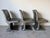 Silver 1984 Postmodern Vladimir Kagan for Preview Sculptural Upholstered Dining Chairs – Set of 6 For Sale - Image 8 of 18