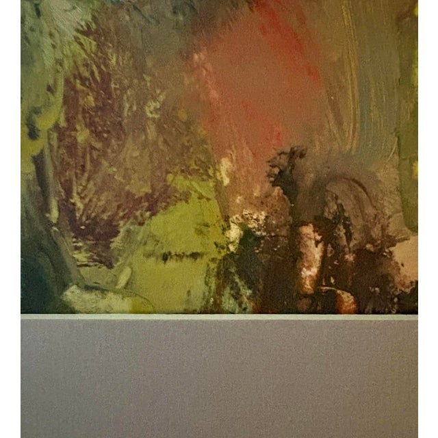 1990s 1990s Abstract Painting in the Manner of Kandinsky, Unframed For Sale - Image 5 of 6