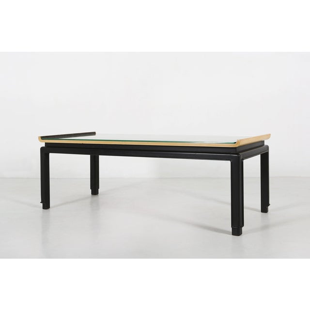 Wood Vintage Belgian Painted Coffee Table by De Coene Frères, 1950s For Sale - Image 7 of 11