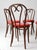 Vintage Mid-Century ZPM Radomsko Bentwood Dining Chairs Set of 4 With Red Seats For Sale - Image 15 of 18