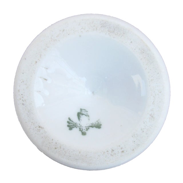 Traditional French / Belgian white match striker with tapered ribbed sides and central well to hold wooden matches. Use as...