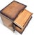 1950s 1950s Atomic Walnut Drop-Front Nightstand With Metal Legs, Mid-Century For Sale - Image 5 of 16