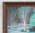 Circa 1960s oil on board folky winter scene with deer and birch trees found in the Adirondack region of NYS. Painting is...
