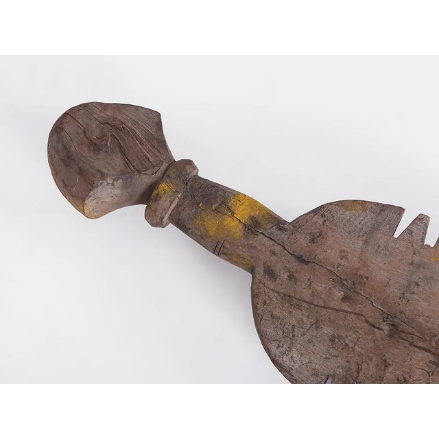 Large Mid-Century Bedouin Tent Beam in Wood, Sahara For Sale - Image 4 of 13