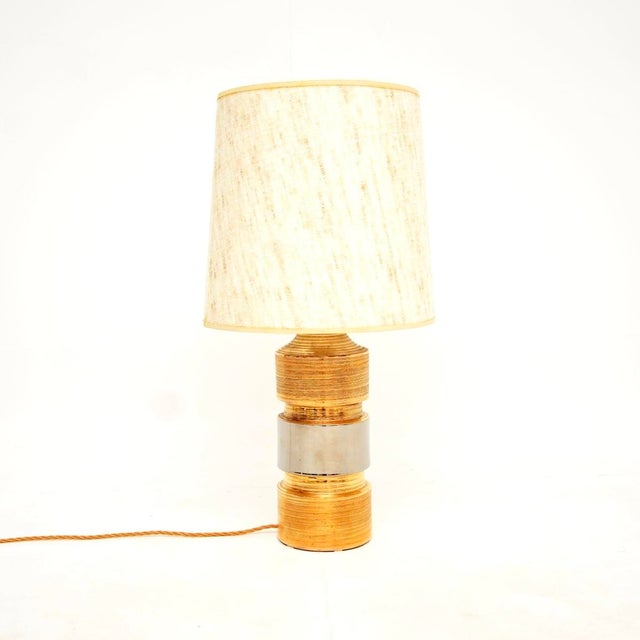 Vintage Italian Ceramic Table Lamp by Bitossi, 1970 For Sale - Image 9 of 9