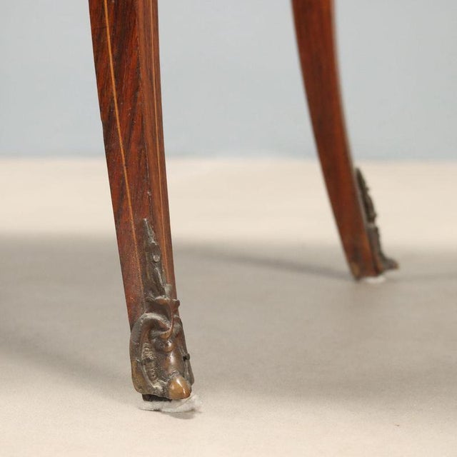 Brown Indian Rosewood and Mahogany Game Table For Sale - Image 8 of 13