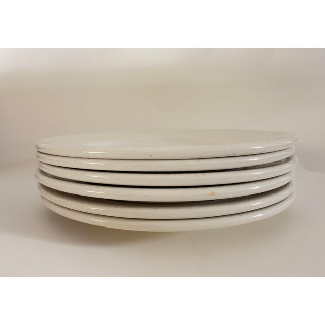 Vintage Buffalo China White 10.75"D Dinner Plates S-6., Marked"Buffalo China Since 1901 03-03B , They are in very good...