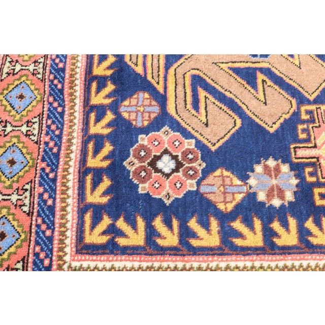 Vintage Hand-Knotted Persian Ardebil Rug 4'8" X 6'7" For Sale In Washington DC - Image 6 of 10