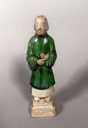 Sculpture of a Mingqi servant, China, Ming Dynasty (1368-1644)