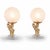 Winged Figure Table Lamps with Frosted Glass Globes, 1980s, Set of 2 For Sale - Image 15 of 15