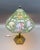 Bradley Hubbard Bradley & Hubbard Vintage Arts and Crafts Leaded Slag Glass Table Lamp For Sale - Image 4 of 10